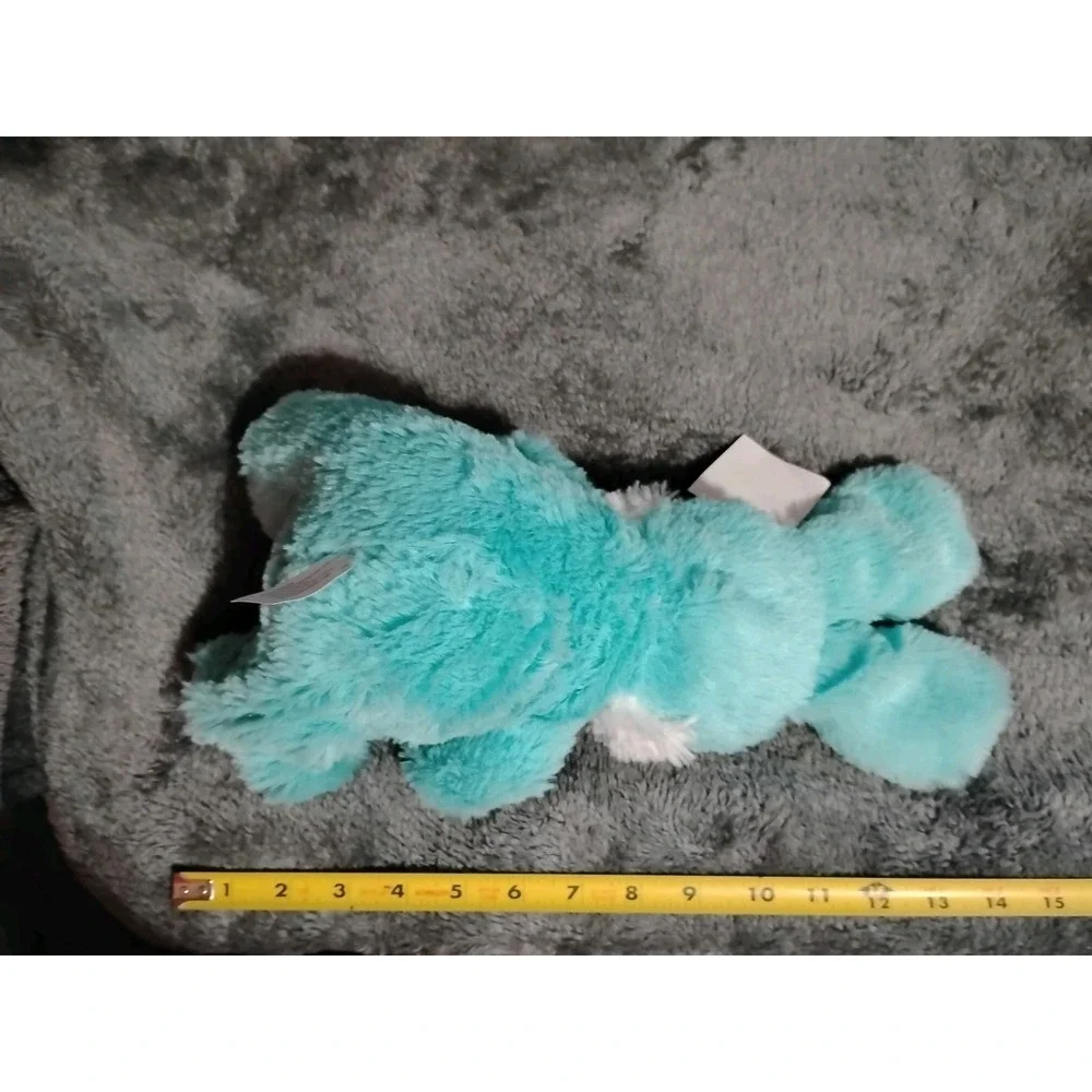 Teal Blue Bunny W Pink Lips‎ Goffa Plushed Stuffed Animal 14